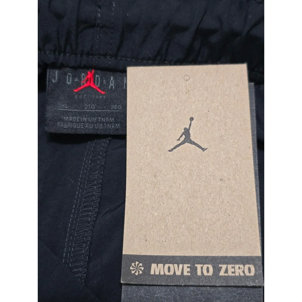 Jordan Mens Woven Track Pants Black White Piping Jumpman Joggers 3XL NEW